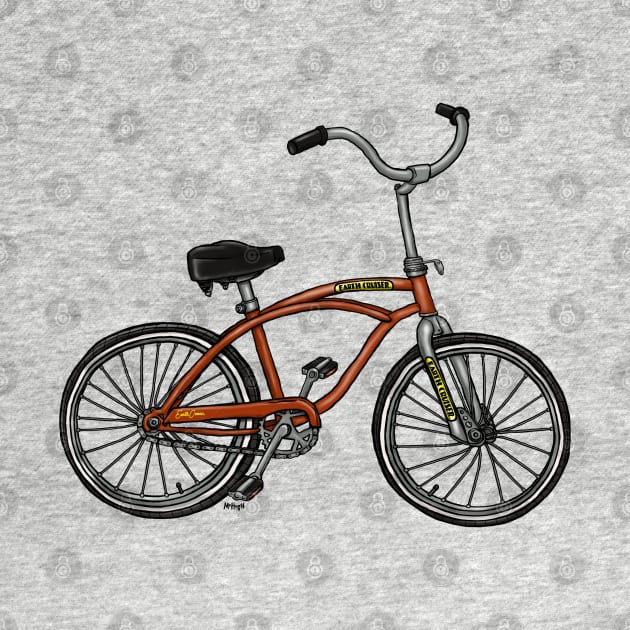 Beach Cruiser - RUST by mcillustrator